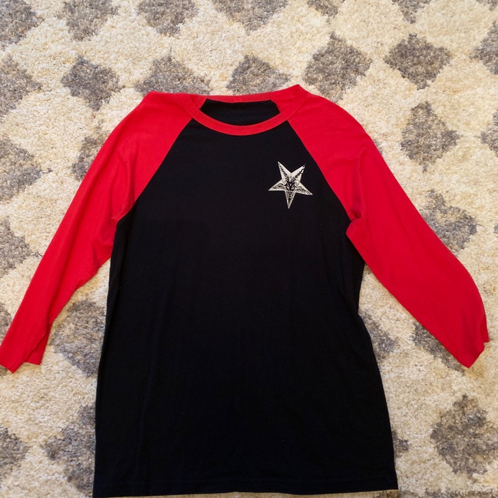 Hollowgrave Pentagram Shirt 3/4 Sleeve Medium